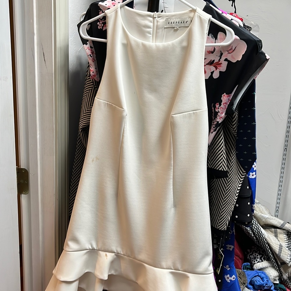 White dress - great for shower or rehearsal